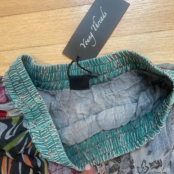 Retro Revival  Patchwork Pants NWT Size Large - Picture 8 of 9